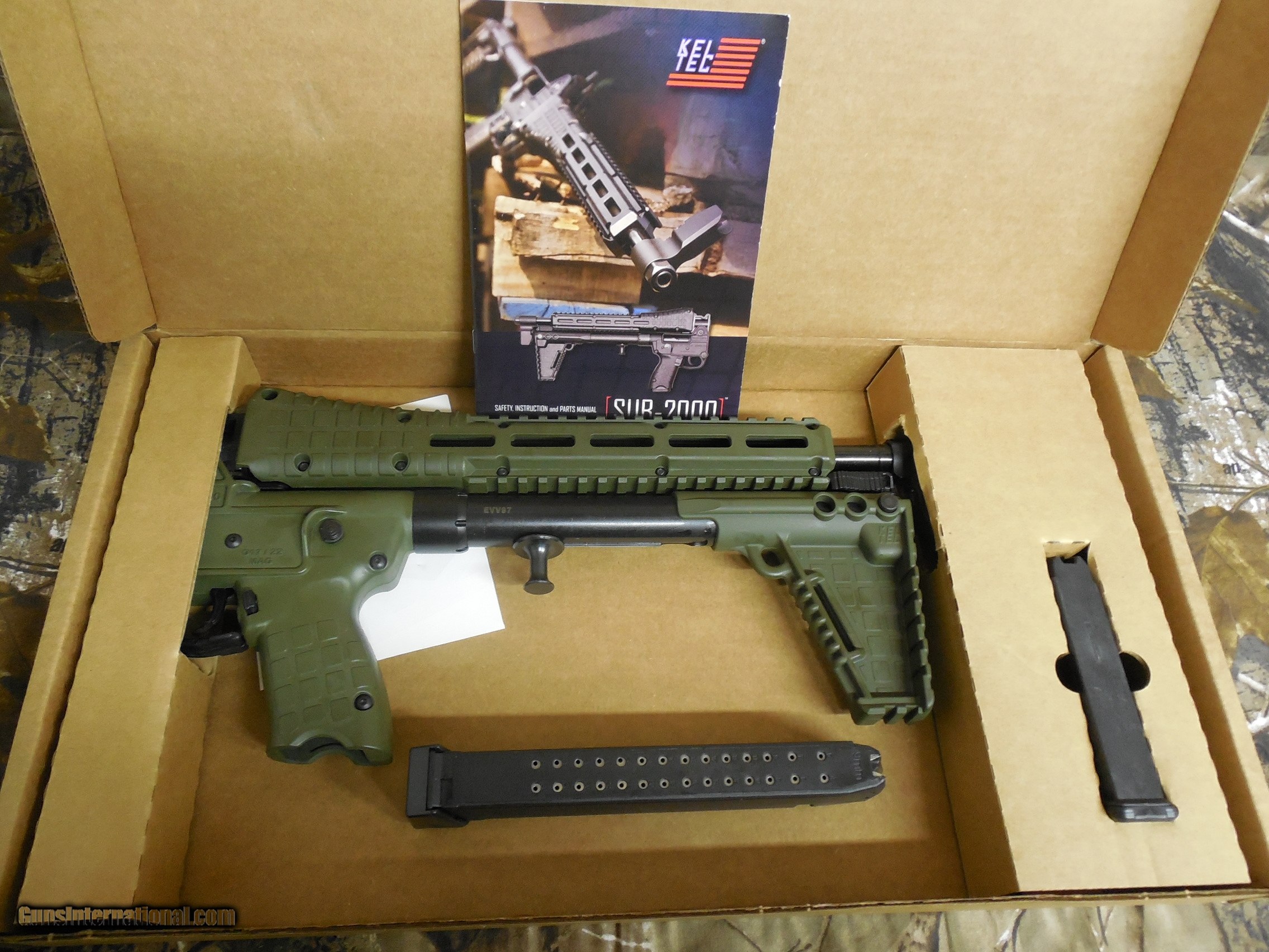 New Kel-Tec Sub-2000 G2 9mm Green –