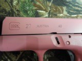 GOLCK G-27 CUSTON,
GEN-3
, LIKE NEW!!!
, JUST
CERKOTED
(MUDDY GIRL ,
NIGHT
SIGHTS,
3-MAGAZINES, ALL PAPER WORK & GLOCK
CASE !!! - 9 of 25