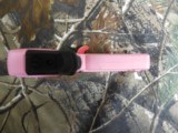 RUGER
LCP II,
WITH
VIRIDIAN
RED
LASER, &
CARRING
POUCH,
380
ACP,
PINK / BLACK
CUSTOM
CERAKOTING,
6+1
ROUND
MAGAZINE,
NEW
IN
BOX. - 11 of 20