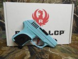 RUGER
LCP
380,
CUSTOM
CERAKOTE
TIFFANY
FINISH,
6+1
ROUND
MAGAZINE,
CERRING
POUCH,
FACTORY
NEW
IN
BOX - 3 of 20