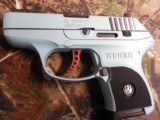 RUGER
LCP
380,
CUSTOM
CERAKOTE
TIFFANY
FINISH,
6+1
ROUND
MAGAZINE,
CERRING
POUCH,
FACTORY
NEW
IN
BOX - 9 of 20