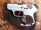 RUGER
LCP
380,
CUSTOM
CERAKOTE
TIFFANY
FINISH,
6+1
ROUND
MAGAZINE,
CERRING
POUCH,
FACTORY
NEW
IN
BOX - 7 of 20