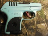 RUGER
LCP
380,
CUSTOM
CERAKOTE
TIFFANY
FINISH,
6+1
ROUND
MAGAZINE,
CERRING
POUCH,
FACTORY
NEW
IN
BOX - 8 of 20