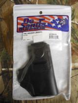 HOLSTER,
DESANTIS
INSIDER
HOLSTER
IWB
RH,
LEATHER,
FOR
THE
SIG P365,
BLACK,
FACTORY
NEW
IN
BOX. - 1 of 15