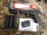 GLOCK
G-23,
GEN - 4,
40 S&W
PREOWNED,
LIKE
NEW
CONDITION,
3 - 13
ROUND
MAGAZINES,
NIGHT
SIGHTS,
HARD
PLASTIC
CASE - 5 of 21