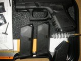 GLOCK
G- 26,
GENERATION
4,
FS,
9-MM,
WHITE
OUTLINE
SIGHTS,
3 -10+1 - ROUND
MAGAZINES,
INTERCHANGABLE BACKSTRAPS,
FACTORY
NEW
IN
BOX - 4 of 21