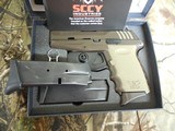 SCCY,
CPX-2,
9-MM,
BROWN / TAN, PRE OWNED, EXCCELLENT COND., COMES
WITH THREE TEN
ROUNDS
MAGAZINES,
FACTORY
BOX
&
ALL
PAPER
WORK !!!! - 2 of 17