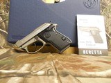 Beretta,
# 3032,
INOX,
Tomcat
32
ACP,
2.4"
BARREL, 7+1 RDS.,
Black
Synthetic
Grip, Stainless
Steel, Thumb
Safety,
FACTORY NEW IN BOX - 5 of 22