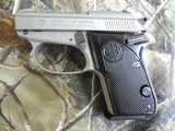 Beretta,
# 3032,
INOX,
Tomcat
32
ACP,
2.4"
BARREL, 7+1 RDS.,
Black
Synthetic
Grip, Stainless
Steel, Thumb
Safety,
FACTORY NEW IN BOX - 8 of 22