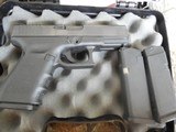 GLOCK
G-23,
GEN - 3,
40 S&W
PREOWNED,
EXCELLENT
CONDITION,
3 - 13
ROUND
MAGAZINES,
WHITE
OUT LINE
SIGHTS,
GLOCK
PLASTIC
CASE - 3 of 22