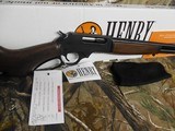 Henry
# H018410,
Shotgun,
Lever
Action, 410
Gauge, 24"
Barrel, 2.5"
Shells,
Walnut Stock,
,
FACTORY
NEW
IN
BOX - 6 of 20