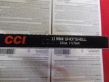 CCI
22-WMR
(
22 MAGNUM )
SHOTSHELL,
# 12
SHOT,
1,000
F.P.S.
PEST
CONTROL,
1/8 oz.
20
ROUNDS
PER
BOX. - 4 of 11
