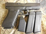 GLOCK
G-21,
GEN - 3,
45 ACP,
PREOWNED,
EXCELLENT
CONDITION,
ALMOST
NEW, 3 -15
ROUND
MAGAZINES,
NIGHT
SIGHTS, WITH
GLOCK CASE, PAPER WORK - 5 of 24