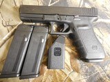 GLOCK
G-21,
GEN - 3,
45 ACP,
PREOWNED,
EXCELLENT
CONDITION,
ALMOST
NEW, 3 -15
ROUND
MAGAZINES,
NIGHT
SIGHTS, WITH
GLOCK CASE, PAPER WORK - 6 of 24