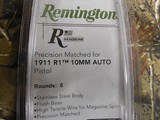 REMINGTON
1911-R1,
10-MM,
8 - ROUNDS,
STAINLESS
STEEL,
PRECISION
MATCHED.
FACTORY
NEW
IN
BOX.. - 3 of 13