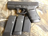 GLOCK G-30, 45 ACP,
COMPACT,
GEN-3,
NIGHT
SIGHTS,
3 - 10
ROUND
MAGAZINES, GLOCK CASE, ALL PAPER
WORK, CLEANER
ROD WITH
BRUSH.
ALMOST
NEW ! - 7 of 20