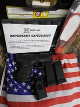 GLOCK G-30, 45 ACP,
COMPACT,
GEN-3,
NIGHT
SIGHTS,
3 - 10
ROUND
MAGAZINES, GLOCK CASE, ALL PAPER
WORK, CLEANER
ROD WITH
BRUSH.
ALMOST
NEW ! - 1 of 20