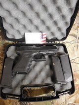 GLOCK
G-23,
GEN - 3,
40 S&W
PREOWNED,
EXCELLENT
CONDITION,
ALMOST
NEW, 3 - 13
ROUND
MAGAZINES,
NIGHT SIGHTS,
HARD
CASE - 1 of 26