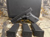 GLOCK
G-23,
GEN - 3,
40 S&W
PREOWNED,
EXCELLENT
CONDITION,
ALMOST
NEW, 3 - 13
ROUND
MAGAZINES,
NIGHT SIGHTS,
HARD
CASE - 4 of 26