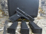 GLOCK
G-23,
GEN - 3,
40 S&W
PREOWNED,
EXCELLENT
CONDITION,
ALMOST
NEW, 3 - 13
ROUND
MAGAZINES,
NIGHT SIGHTS,
HARD
CASE - 3 of 26