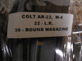 Colt
Rimfire,
Colt M4,
22 Long Rifle, 10 RD., 20 RD. & 30 RD.
MAGAZINES
GRAY FINISH, This magazine fits Colt M4 tactical rimfire AR-22
NEW - 8 of 25
