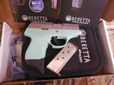 BERETTA PICO . 380 ACP,
FRONT
NIGHT
SIGHT,
INOX / RE BLUE
POLYMER, 2-6+1 RD. MAGS,
XS SIGHTS BIG DOT FRONT NIGHT SIGHT WITH MATCHING REAR SIGHT. - 4 of 21