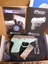 BERETTA PICO . 380 ACP,
FRONT
NIGHT
SIGHT,
INOX / RE BLUE
POLYMER, 2-6+1 RD. MAGS,
XS SIGHTS BIG DOT FRONT NIGHT SIGHT WITH MATCHING REAR SIGHT. - 1 of 21