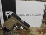 Diamondback, DB9FDE
Micro-Compact,
TAN
(FDE)
Single/Double,
9-MM Pistol,
3" BARREL,
6+1 RD.
MAG,
Polymer Grip, FACTORY NEW IN BO - 3 of 18