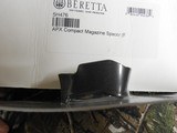 BERETTA SPACER
FOR
APX
COMPACT MAGAZINES
( TO CLOSE UP SPACE BETWEEN END OF GUN & BOTTOM OF MAGAZINE ON 15 RD. MAGS ) - 4 of 12