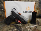Taurus 1G2C403910 G2C 40 Smith & Wesson (S&W) Double 3.2" BARREL,
2-10+1 MAGS. Black Polymer Grip Polymer Frame Stainless Steel Slide, F - 11 of 20