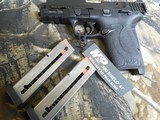 Smith & Wesson 11663 M&P 380 Shield EZ Double 380 Automatic Colt Pistol (ACP) 3.675" 8+1 Black Polymer Grip/Frame Grip Black Armornite St - 11 of 19