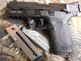 Smith & Wesson 11663 M&P 380 Shield EZ Double 380 Automatic Colt Pistol (ACP) 3.675" 8+1 Black Polymer Grip/Frame Grip Black Armornite St - 3 of 19