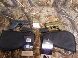 GLOCK G-30, 45 ACP,
COMPACT,
GEN-3,
NIGHT
SIGHTS,
2 -10
ROUND
MAGAZINES,
ALMOST
NEW,
JUST
CUSTOM CERAKOTED
IN
BLUE / GREEN
SCORPION - 15 of 23