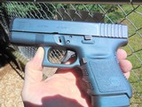 GLOCK G-30, 45 ACP,
COMPACT,
GEN-3,
NIGHT
SIGHTS,
2 -10
ROUND
MAGAZINES,
ALMOST
NEW,
JUST
CUSTOM CERAKOTED
IN
BLUE / GREEN
SCORPION - 5 of 23