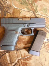GLOCK G-30, 45 ACP,
COMPACT,
GEN-3,
NIGHT
SIGHTS,
2 -10
ROUND
MAGAZINES,
ALMOST
NEW,
JUST
CUSTOM CERAKOTED
IN
BLUE / GREEN
SCORPION - 1 of 23
