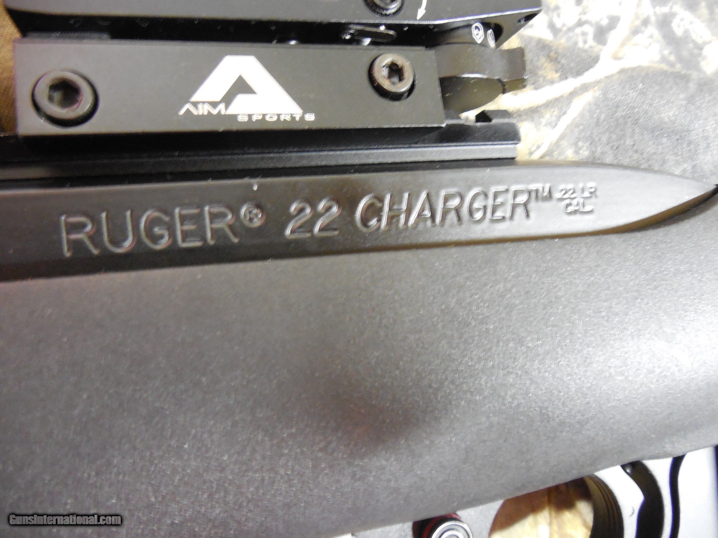 RUGER CHARGER TACKDOWN, 22 L.R., WITH RED/GREEN SCOPE, 15 ROUND