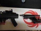 RUGER
CHARGER
TACKDOWN,
22 L.R.,
WITH
RED/GREEN
SCOPE,
15
ROUND
MAGAZINE,
BI-POD,
CARRING
CASE,
FACTORY
NEW
IN
BOX - 12 of 24