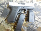 GLOCK
G-43X,
NIGHT
SIGHTS,
2- 10 + 1
ROUND
MAGAZINES,
SILVER
SLIDE,
BLACK
FRAME,
PX435SL701,
FACTORY
NEW
IN
BOX .. - 5 of 20