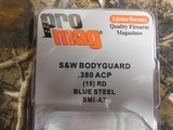 S&W
380
ACP
BODYGUARD,
15
EXTENDED
MAGAZINES,
( SMI-A7 ),
PRO MAG
LIFETIME
WARRANTY. FACTORY
NEW
IN
BOX - 2 of 14