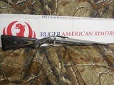 RUGER
AMERICAN
TARGET, # 08368,
22- MAGNUM,
BOLT ACTION,
STAINLESS
STEEL, W / SCOPE,
18"
BARREL,
9+1 ROUND MAGAZINE,
FACTORY
NEW
IN - 22 of 26