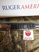 RUGER
AMERICAN
TARGET, # 08368,
22- MAGNUM,
BOLT ACTION,
STAINLESS
STEEL, W / SCOPE,
18"
BARREL,
9+1 ROUND MAGAZINE,
FACTORY
NEW
IN - 11 of 26