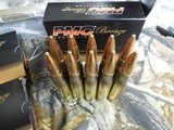 50 CALIBER,
PMC
BRONZE,
660
GRAIN,
F.M.J.
3080
F.P.S.
MV.,
GOD
HELP ANYONE ON THE RECEIVING END OF THIS AMMO !!!!!!!!!!!!!!!!!!!!!!!! - 5 of 13