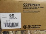 CCI
AMMO
STINGER
.22 L.R. 1,640 F. P. S.
Muzzle
Energy: 191 ft lbs.
32 GR. J.H.P. 50-PACK,
FACTORY
NEW
IN
BOX...( THE BEST ) - 15 of 21