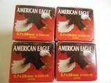 FEDERAL,
AMERICAN
EAGLE,
5.7X28,
40
GRAIN,
F.M.J.,
500
ROUND
BOX. - 7 of 14