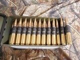 PMC BRONZE, 50 CAL. 660 GRAIN, F.M.G.-BT, 3.080 F.P.S., Muzzle Energy 13688 ft lbs, BRASS CASEING,
100
ROUND
LINKED
IN
AMMO
CAN. - 4 of 13