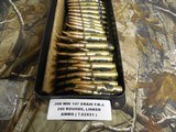 HSM
AMMO .308 WIN 147GR.
FMJ
LINKED
TRACER 40%
200RDS
CAN, M13 LINKED FOR USE IN MINI-GUN, M60, M240 AND OTHERS PROJECTILE TIPS ARE NOT PAINTED - 5 of 16