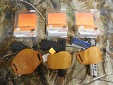 HOLSTERS,
BULLDOG,
LEATHER,
TAN,
SMALL,
MEDIUM,
&
LARGE.
HOLSTERS,
MOLDED
HOLSTERS,
ALL
THE
SAME
PRICE.
NEW
IN
BOX - 15 of 22