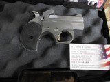 DERRINGER,
BOND
ARMS
ROUGH N ROWDY,
9 - MM,
2.5" BARREL,
STAINLESS
STEEL,
RUBR
GRIP,
FACTORY
NEW
IN
BOX - 2 of 19