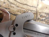 DERRINGER,
BOND
ARMS
ROUGH N ROWDY,
9 - MM,
2.5" BARREL,
STAINLESS
STEEL,
RUBR
GRIP,
FACTORY
NEW
IN
BOX - 10 of 19