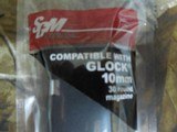 GLOCK, 20,
29,
40,
SGM
TACTICAL
MAGAZINE
GLOCK 10-MM
30-ROUNDS
BLACK
POLYMER,
FACTORY
NEW
IN
BOX. - 2 of 26